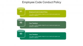 Employee code conduct policy ppt powerpoint presentation portfolio guide cpb