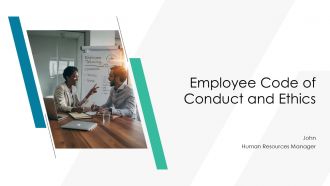 Employee Code Of Conduct And Ethics PPT Presentation AT