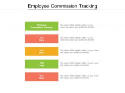 Employee commission tracking ppt powerpoint presentation pictures graphic images cpb