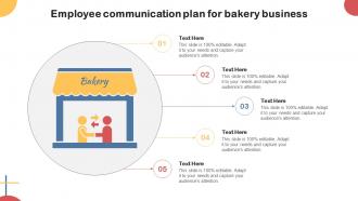 Employee Communication Plan For Bakery Business