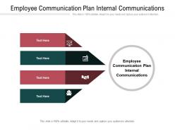 Employee communication plan internal communications ppt powerpoint presentation cpb