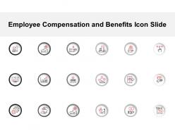 Employee compensation and benefits icon slide performance k68 ppt slides