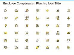 Employee compensation planning icon slide team ppt powerpoint presentation summary