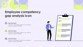 Employee Competency Gap Analysis Icon