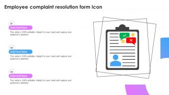 Employee Complaint Resolution Form Icon