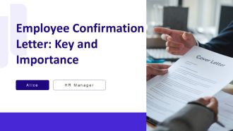 Employee Confirmation Letter Key And Importance PPT Sample AT