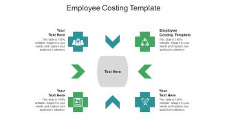 Employee costing template ppt powerpoint presentation model design inspiration cpb