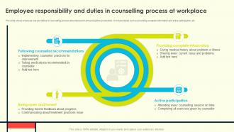 Employee Counselling For Enhancing Employee Responsibility And Duties In Counselling Process