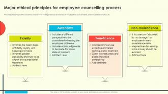 Employee Counselling For Enhancing Major Ethical Principles For Employee Counselling Process