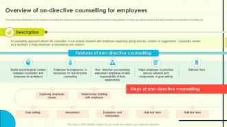 Employee Counselling For Enhancing Overview Of On Directive Counselling For Employees