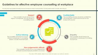 Employee Counselling For Enhancing Productivity At Workplace Complete Deck Captivating Editable