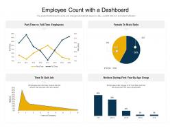 Employee count with a dashboard