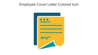 Employee Cover Letter Colored Icon In Powerpoint Pptx Png And Editable Eps Format