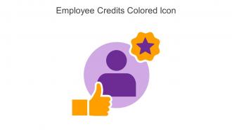 Employee Credits Colored Icon In Powerpoint Pptx Png And Editable Eps Format