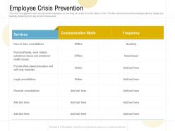 Employee crisis prevention ppt powerpoint presentation gallery themes
