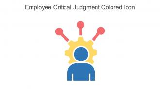 Employee Critical Judgment Colored Icon In Powerpoint Pptx Png And Editable Eps Format