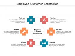 Employee customer satisfaction ppt powerpoint presentation visual aids infographics cpb