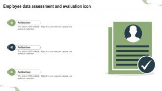 Employee Data Assessment And Evaluation Icon