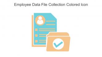 Employee Data File Collection Colored Icon In Powerpoint Pptx Png And Editable Eps Format