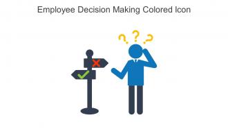 Employee Decision Making Colored Icon In Powerpoint Pptx Png And Editable Eps Format