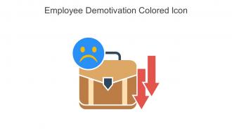 Employee Demotivation Colored Icon In Powerpoint Pptx Png And Editable Eps Format