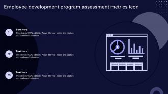 Employee Development Program Assessment Metrics Icon