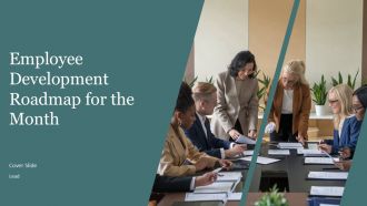 Employee Development Roadmap For The Month PPT Slides AT