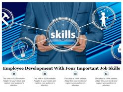 Employee development with four important job skills