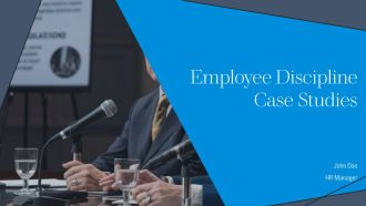 Employee Discipline Case Studies PPT Guidelines AT
