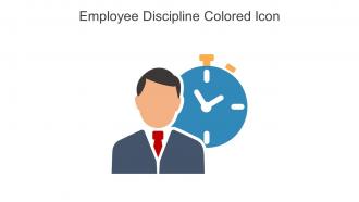 Employee Discipline Colored Icon In Powerpoint Pptx Png And Editable Eps Format