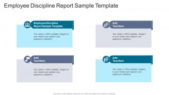 Employee Discipline Report Sample Template In Powerpoint And Google Slides Cpb