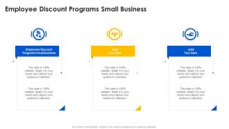 Employee Discount Programs Small Business In Powerpoint And Google Slides Cpb