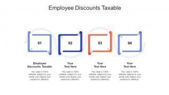 Employee Discounts Taxable Ppt Powerpoint Presentation Ideas Introduction Cpb