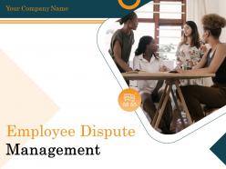 Employee Dispute Management Powerpoint Presentation Slides