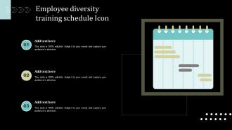Employee Diversity Training Schedule Icon