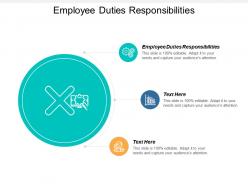 Employee duties responsibilities powerpoint presentation infographics background cpb