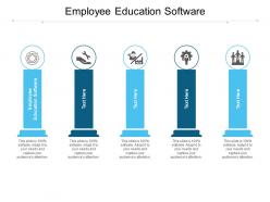 Employee education software ppt powerpoint presentation outline graphics template cpb