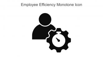 Employee Efficiency Monotone Icon In Powerpoint Pptx Png And Editable Eps Format