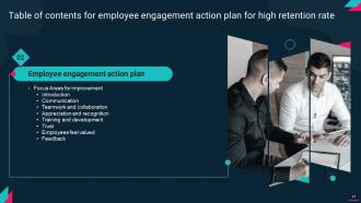 Employee Engagement Action Plan For High Retention Rate Powerpoint Presentation Slides