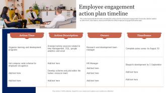 Employee Engagement Action Plan Timeline