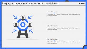 Employee Engagement And Retention Model Icon