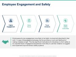Employee engagement and safety ppt powerpoint presentation icon layout