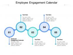 Employee engagement calendar ppt powerpoint presentation layouts format cpb