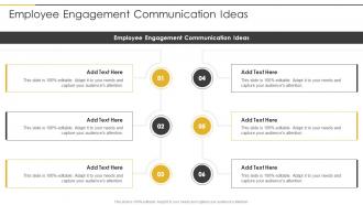 Employee Engagement Communication Ideas In Powerpoint And Google Slides Cpb