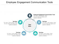 Employee engagement communication tools ppt powerpoint model show cpb