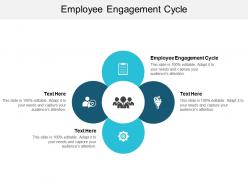 Employee engagement cycle ppt powerpoint presentation file icon cpb