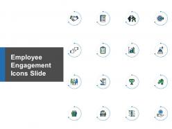 Employee engagement icons slide growth strategy powerpoint presentation slides