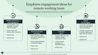 Employee Engagement Ideas For Remote Working Team