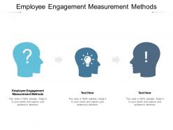 Employee engagement measurement methods ppt powerpoint gallery portrait cpb