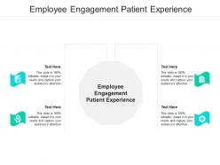 Employee engagement patient experience ppt powerpoint presentation show picture cpb